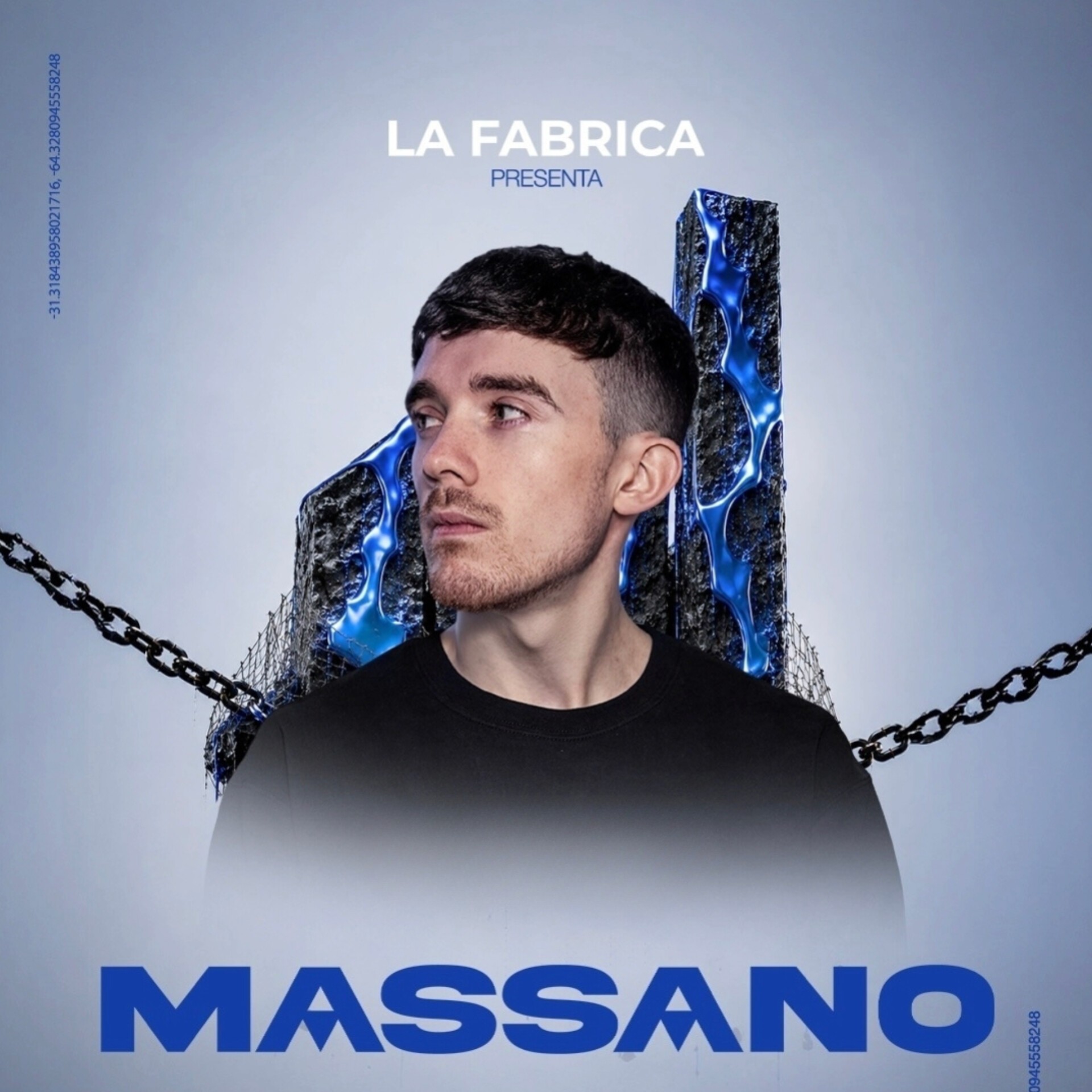 Afiche del evento MASSANO en La Fabrica