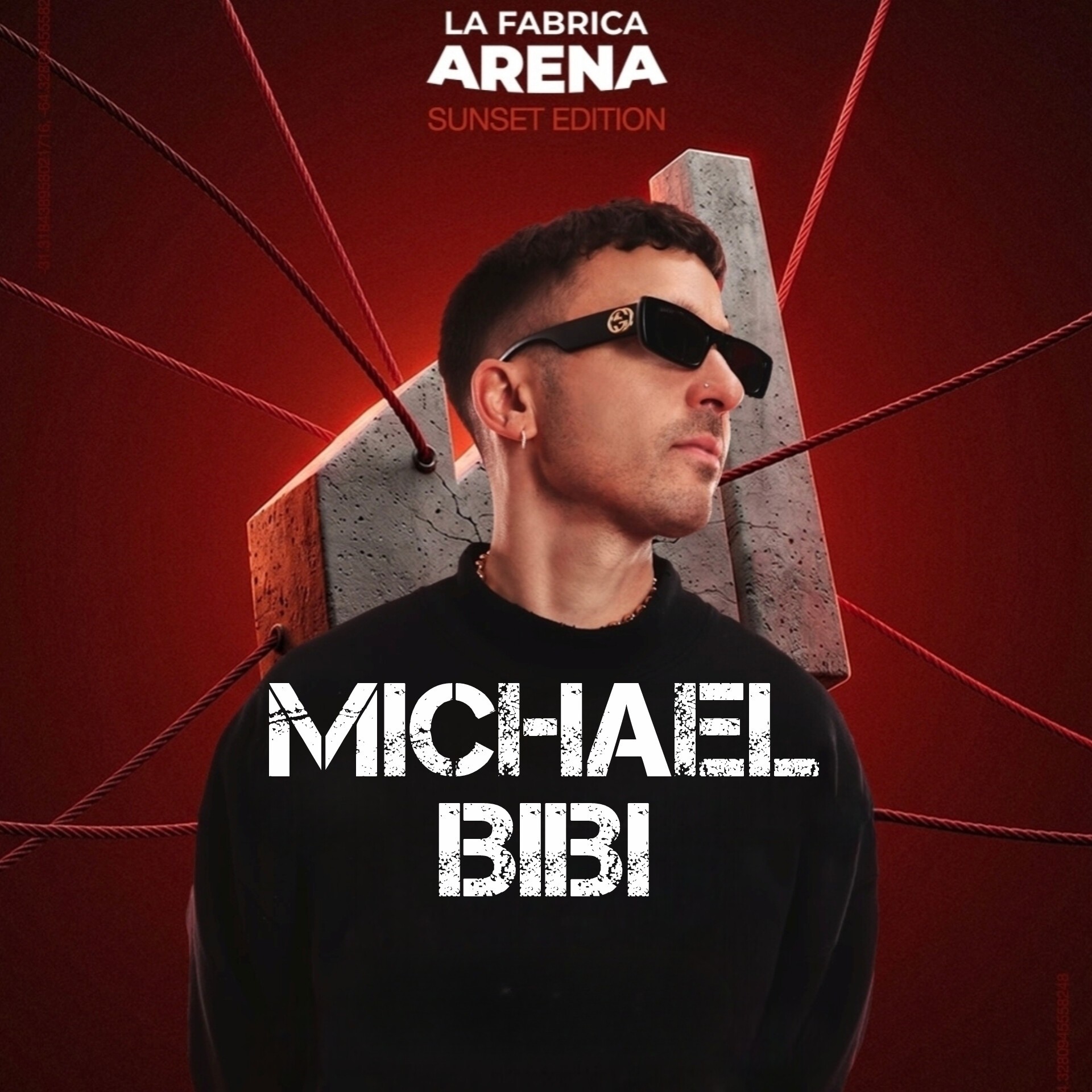 Afiche del evento MICHAEL BIBI en La Fabrica (Sunset)